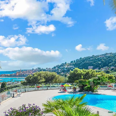 Bella Vista - Cosy - Résidence Clame - Piscine - Mentone